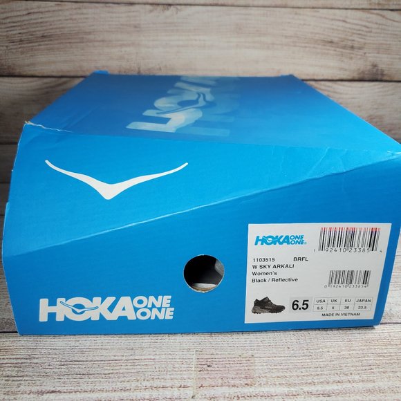 Hoka One One Sky Arkali Black/Reflective Size 6.5 - Picture 8 of 8
